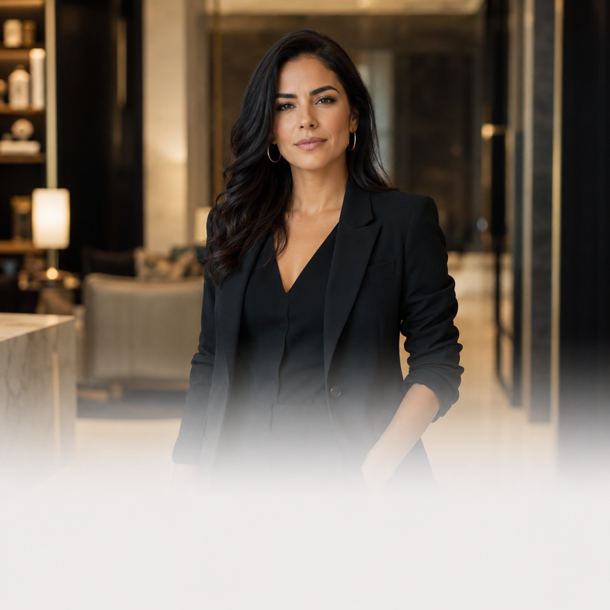 Elegant and confident Belle Latina creator